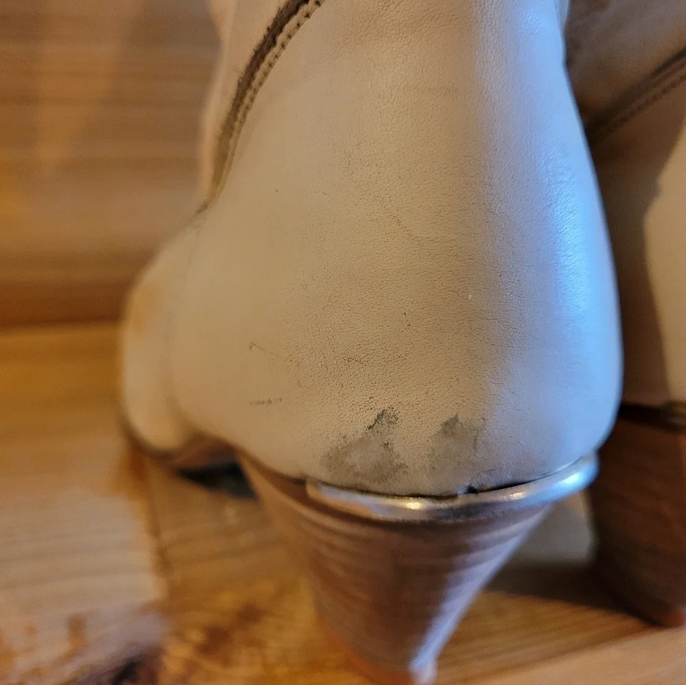 Dingo Vintage 80's ivory boot womens size 6.5 - Picture 5 of 16